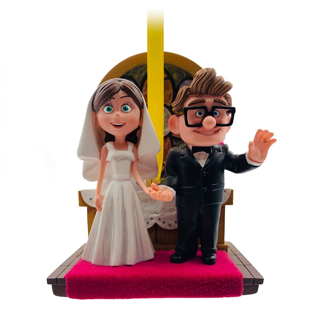 Carl and Ellie Wedding Sketchbook Ornament – Up