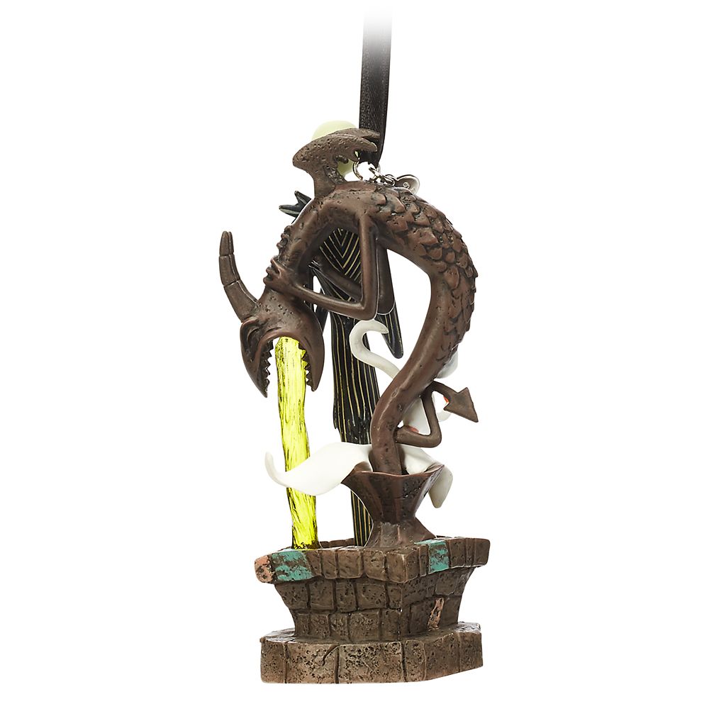 Jack Skellington and Zero Light-Up Living Magic Sketchbook Ornament