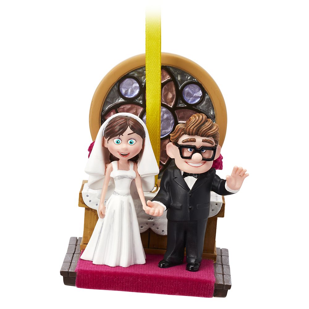 Carl and Ellie Wedding Sketchbook Ornament – Up