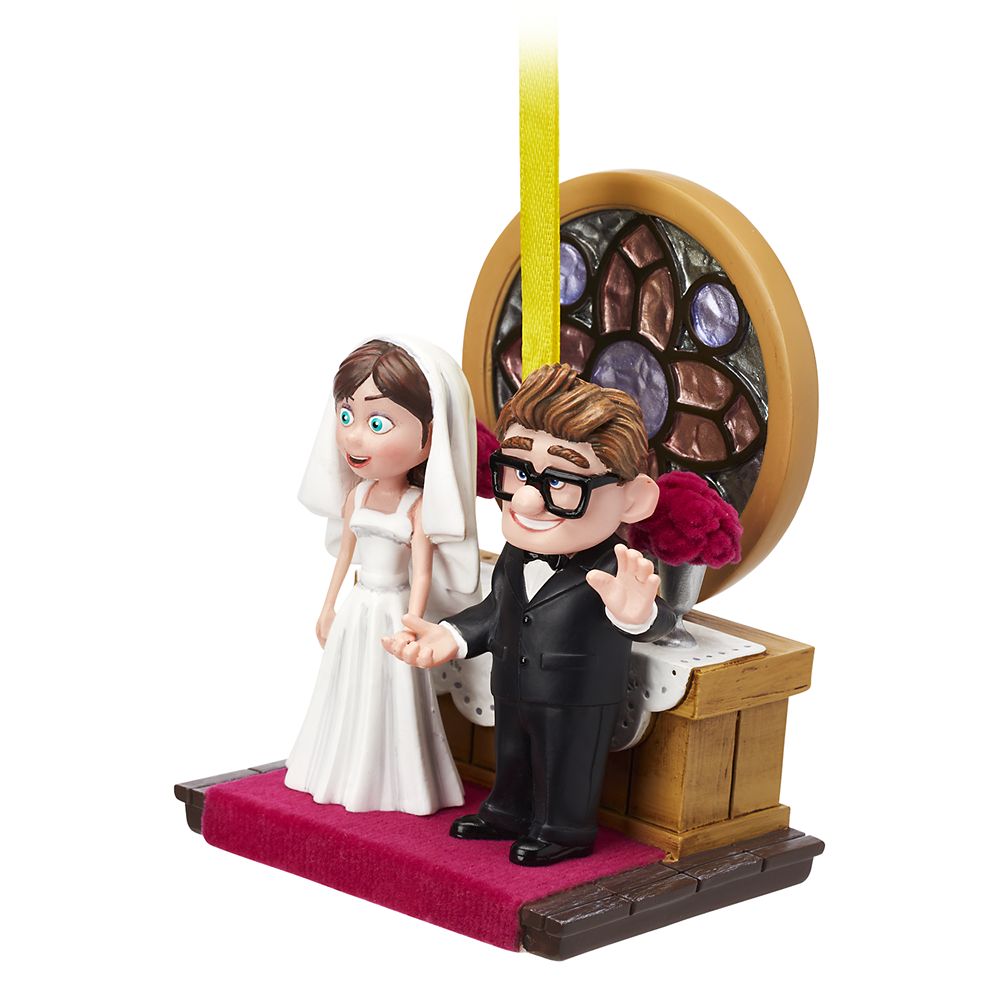 Carl and Ellie Wedding Sketchbook Ornament – Up