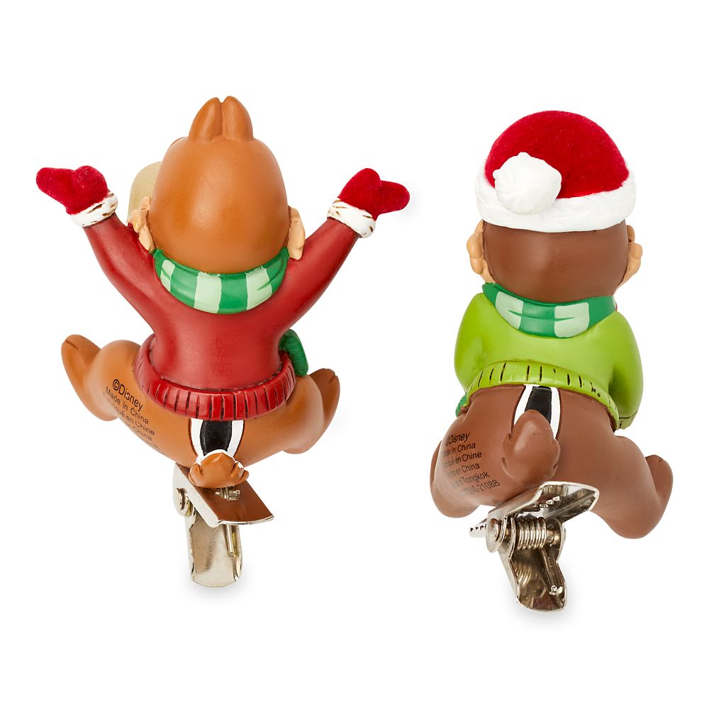 Chip 'n Dale Clip-On Sketchbook Ornament Set