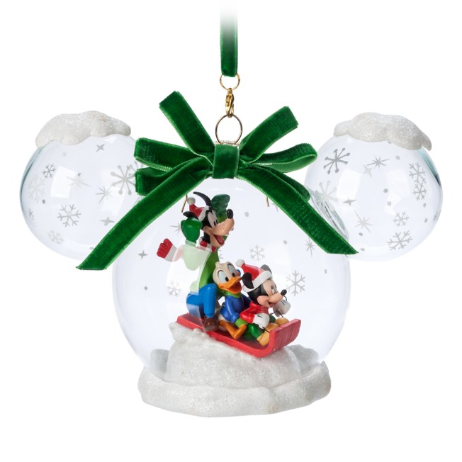 Mickey Mouse and Friends Glass Dome Sketchbook Ornament