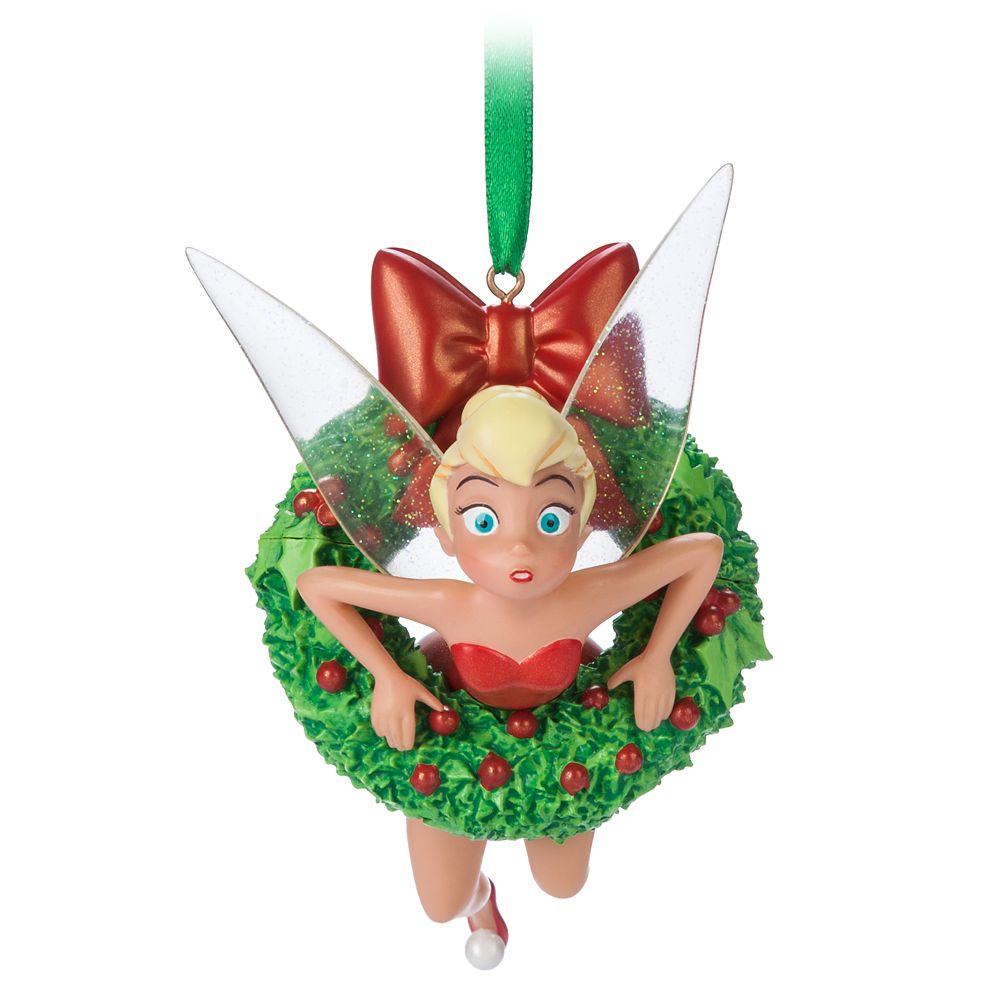 Tinker Bell Wreath Sketchbook Ornament here now