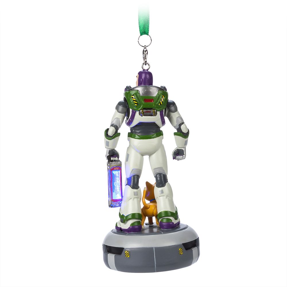 Buzz Lightyear and Sox Light-Up Living Magic Sketchbook Ornament – Lightyear