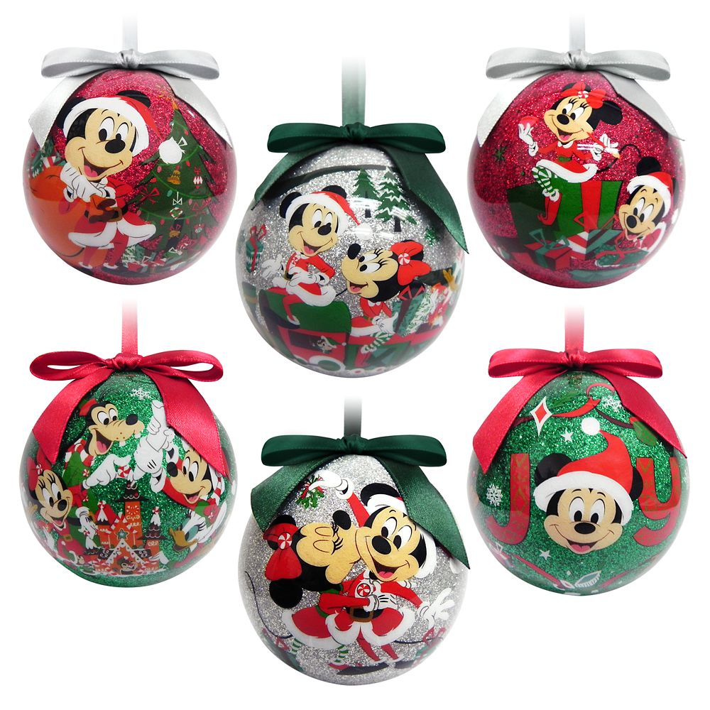 Mickey Mouse and Friends Sketchbook Ball Ornament Set