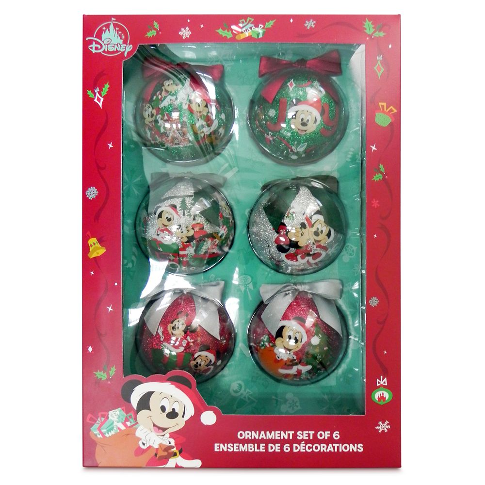 Mickey Mouse and Friends Sketchbook Ball Ornament Set