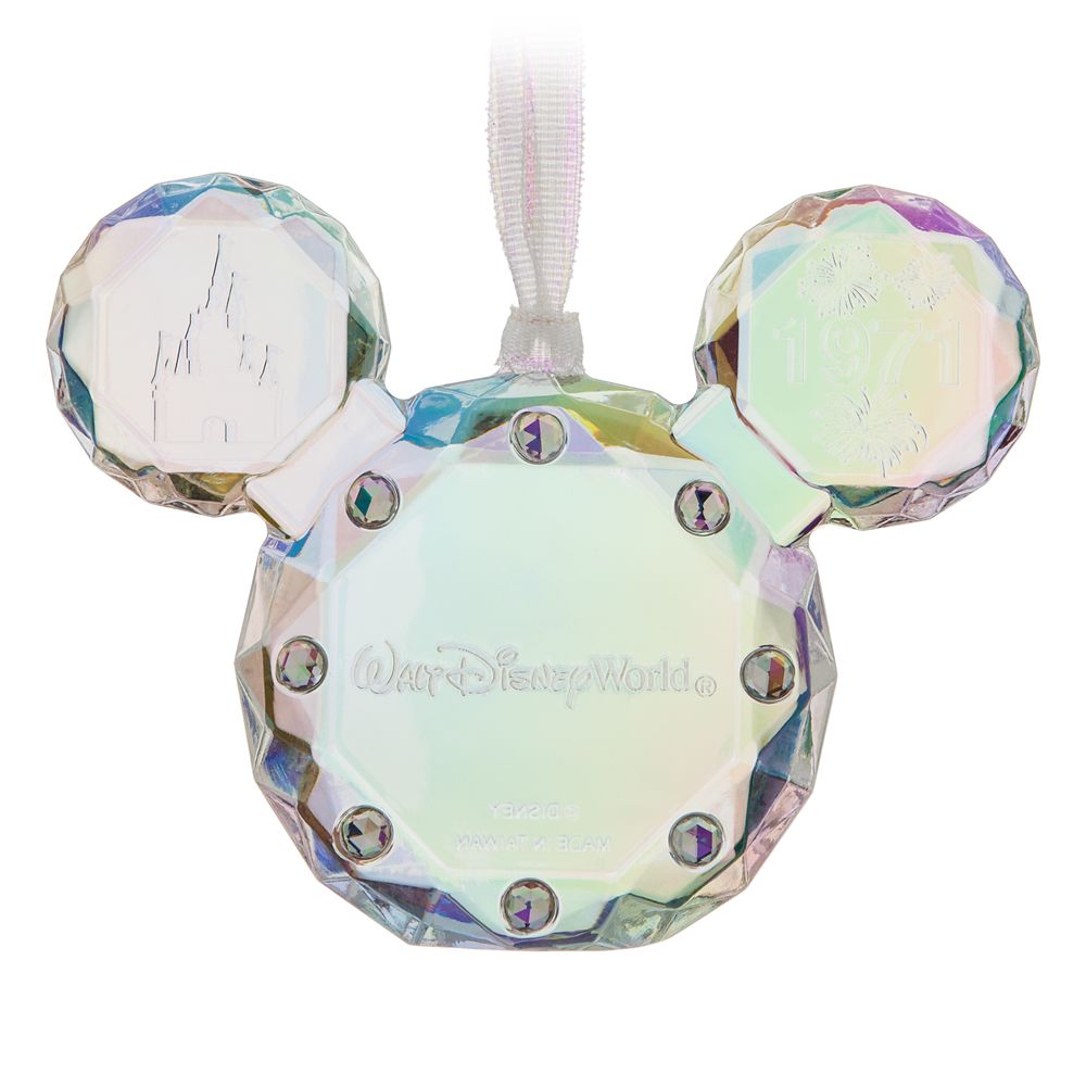 Mickey Mouse Icon Faceted Ornament – Walt Disney World