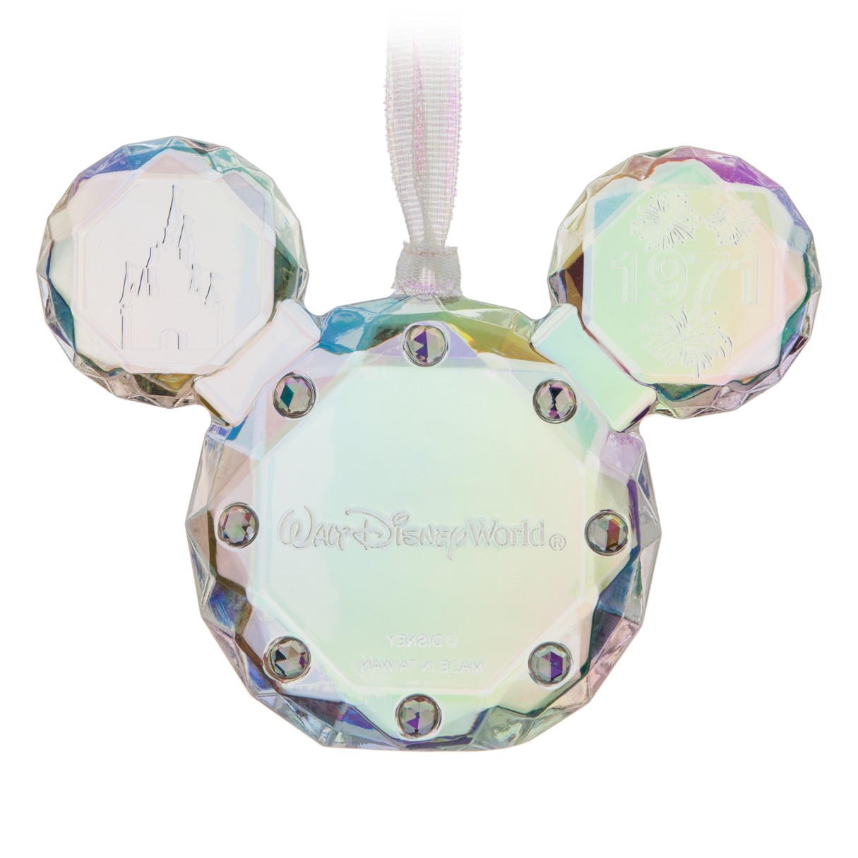 Mickey Mouse Icon Faceted Ornament – Walt Disney World