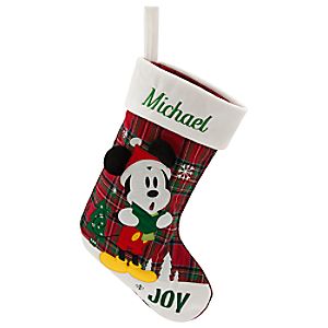 Mickey Mouse Holiday Stocking - Personalizable
