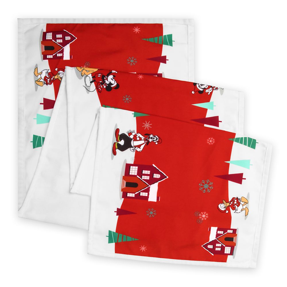 Mickey and Minnie Mouse Holiday Table Runner