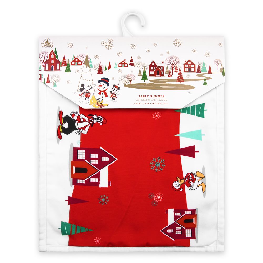 Mickey and Minnie Mouse Holiday Table Runner