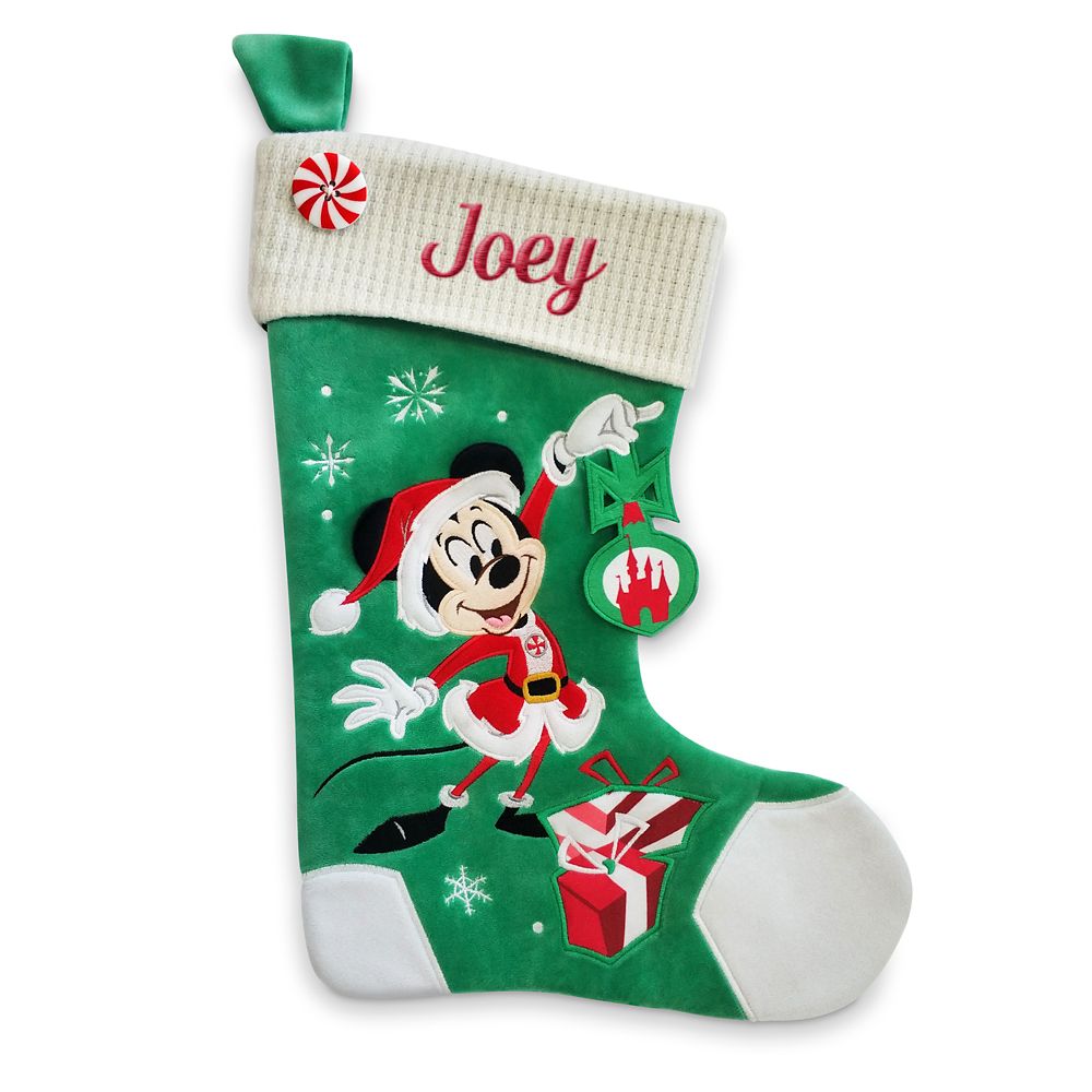 Personalized mickey mouse christmas stockings