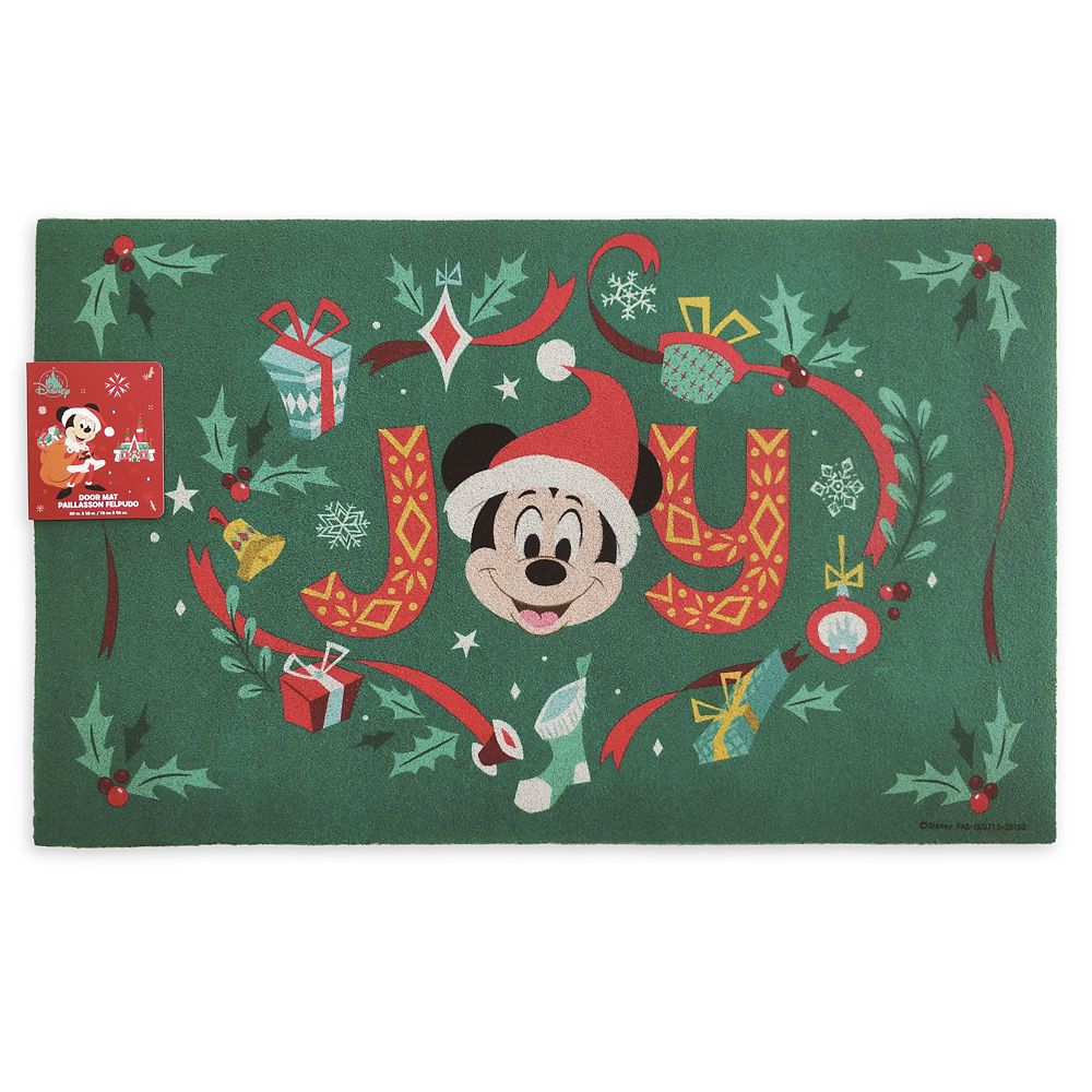 Mickey Mouse Holiday Door Mat