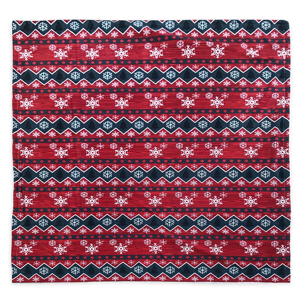 Mickey and Minnie Mouse Holiday Fleece Throw Official shopDisney