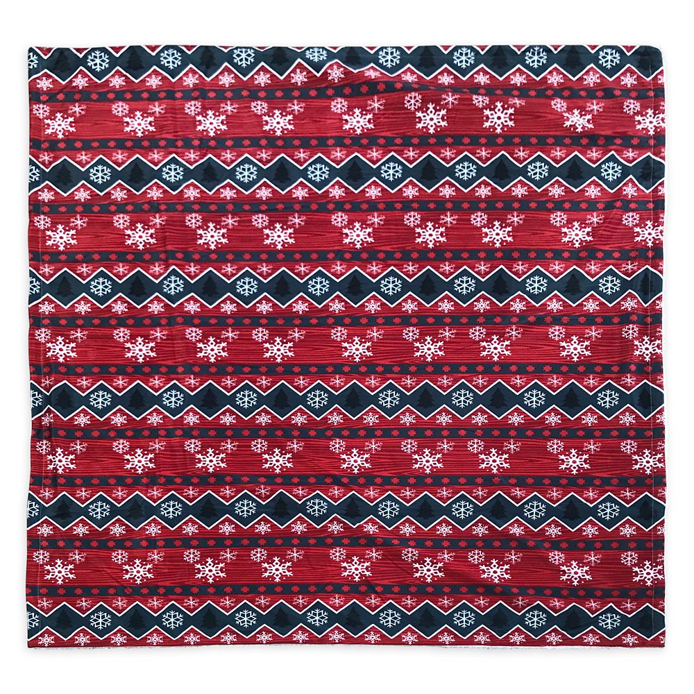 Mickey and Minnie Mouse Holiday Fleece Throw