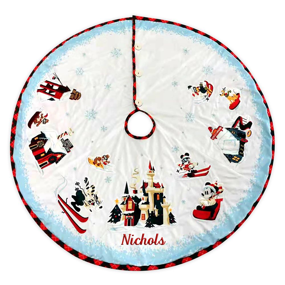 Mickey Mouse and Friends Holiday Tree Skirt – Personalized