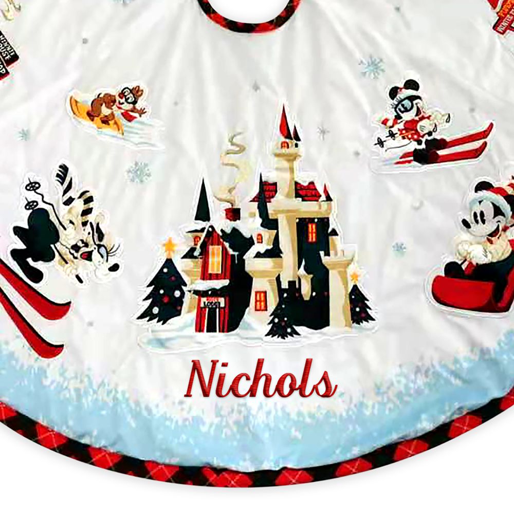 Mickey Mouse and Friends Holiday Tree Skirt – Personalized