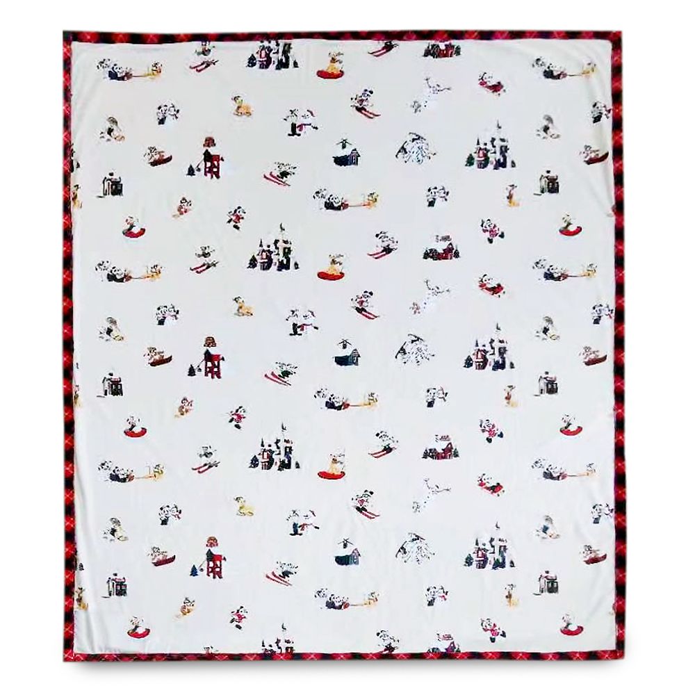 Mickey Mouse and Friends Holiday Fleece Throw