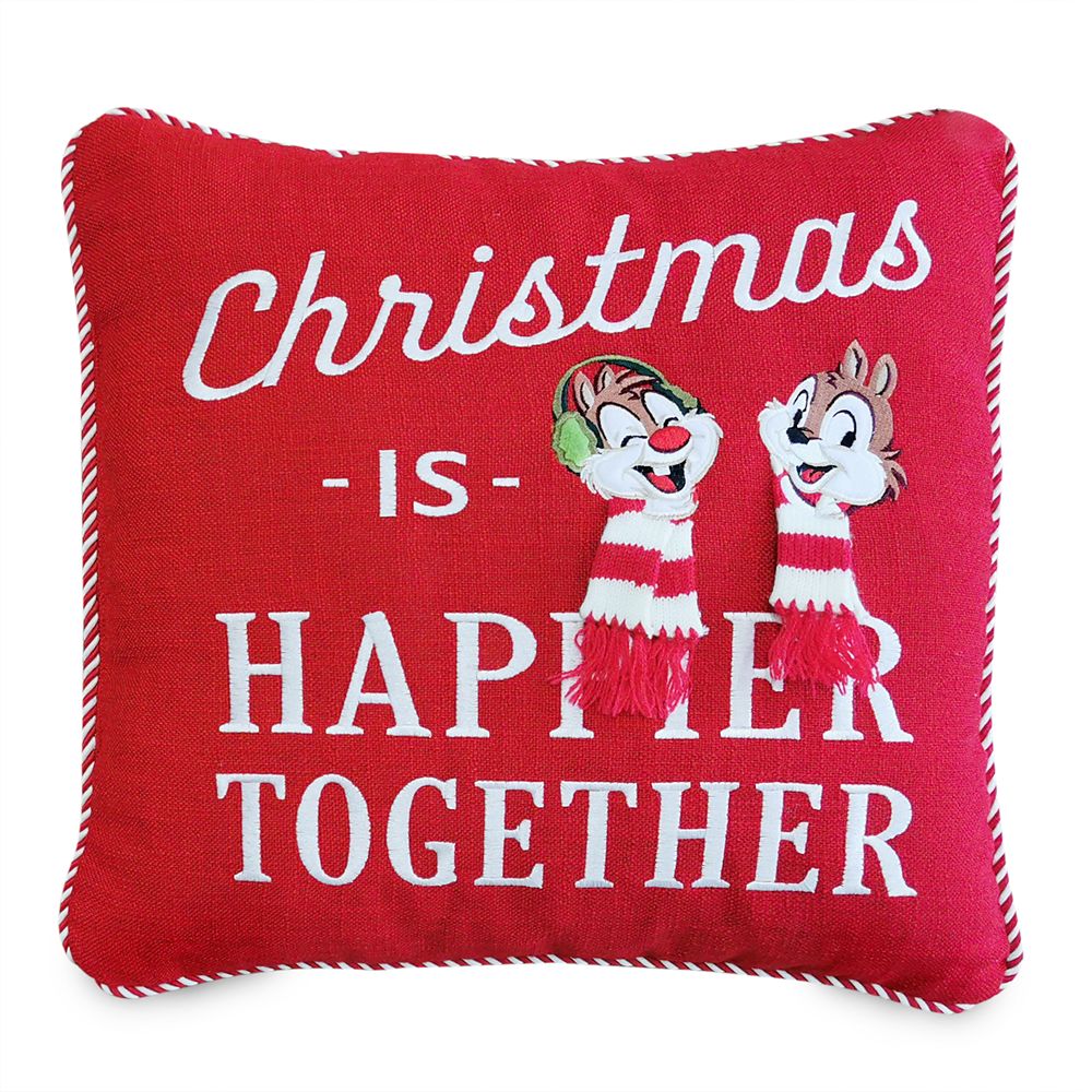 Chip n Dale Holiday Throw Pillow Official shopDisney