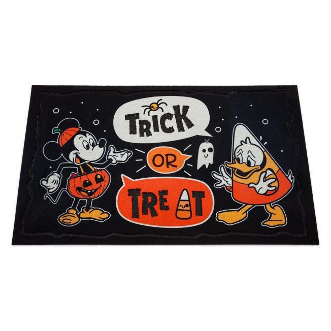 Mickey Mouse and Donald Duck Halloween Door Mat