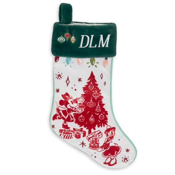 Minnie Mouse Holiday Stocking – Personalized