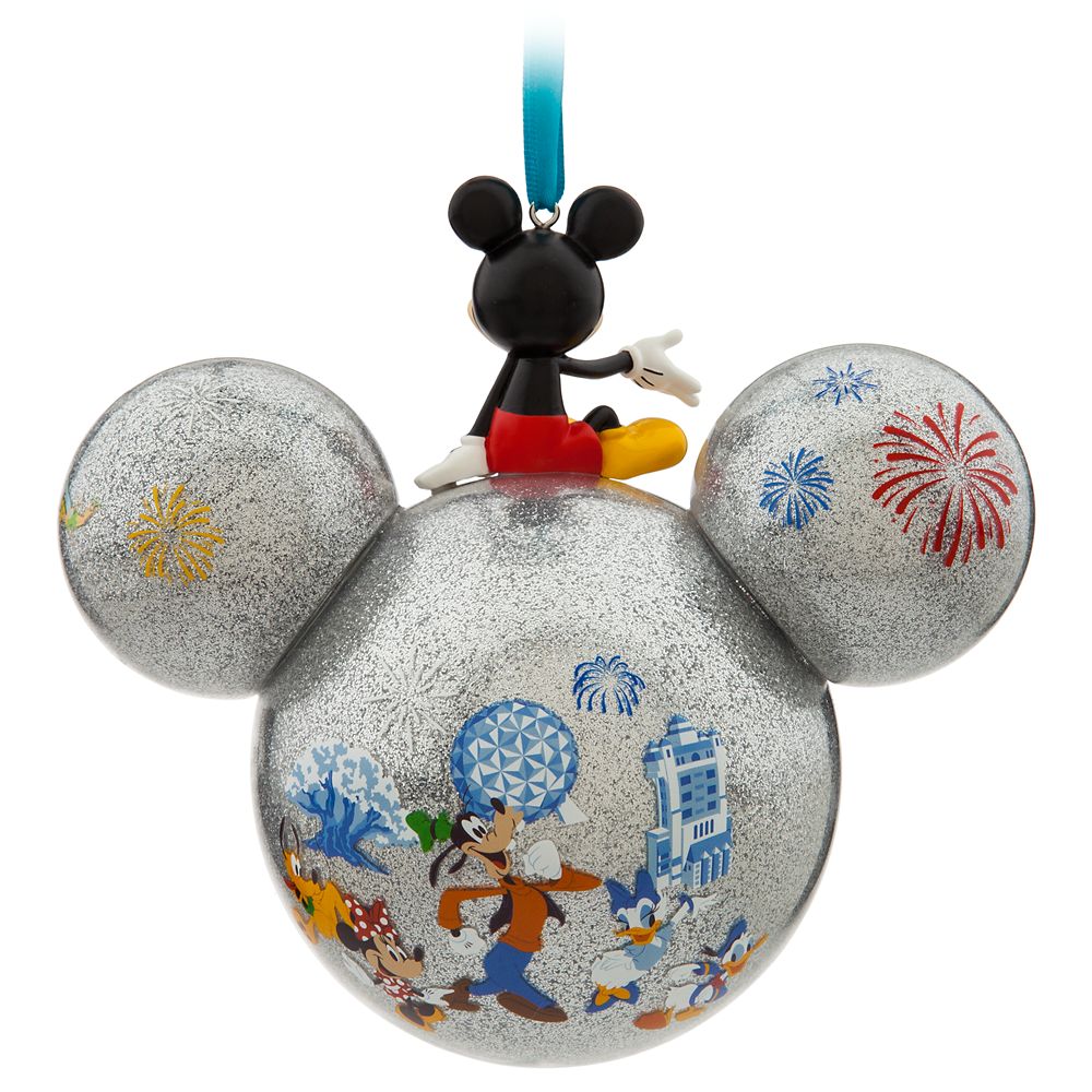 Christmas Decorations Disney World 2022 Mickey Mouse Icon Glass Ball Ornament – Walt Disney World 2022 | Shopdisney