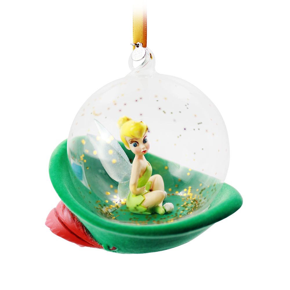 Tinker Bell Glass Globe Sketchbook Ornament