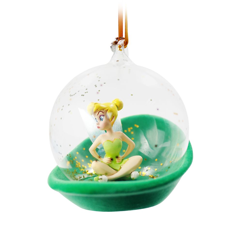 Tinker Bell Glass Globe Sketchbook Ornament