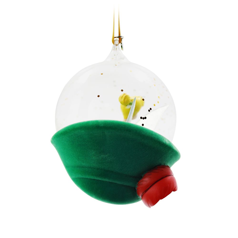 Tinker Bell Glass Globe Sketchbook Ornament