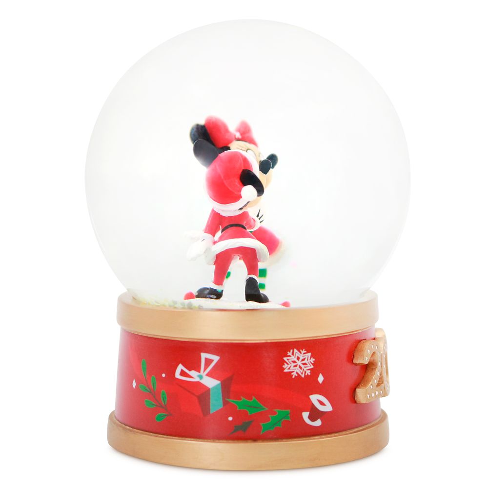 Mickey and Minnie Mouse Holiday Snowglobe 2020