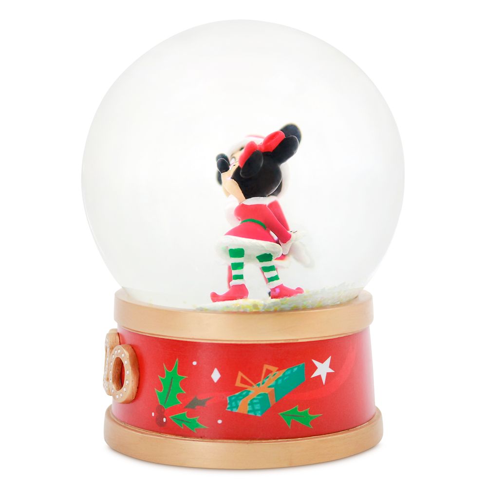 Mickey and Minnie Mouse Holiday Snowglobe 2020