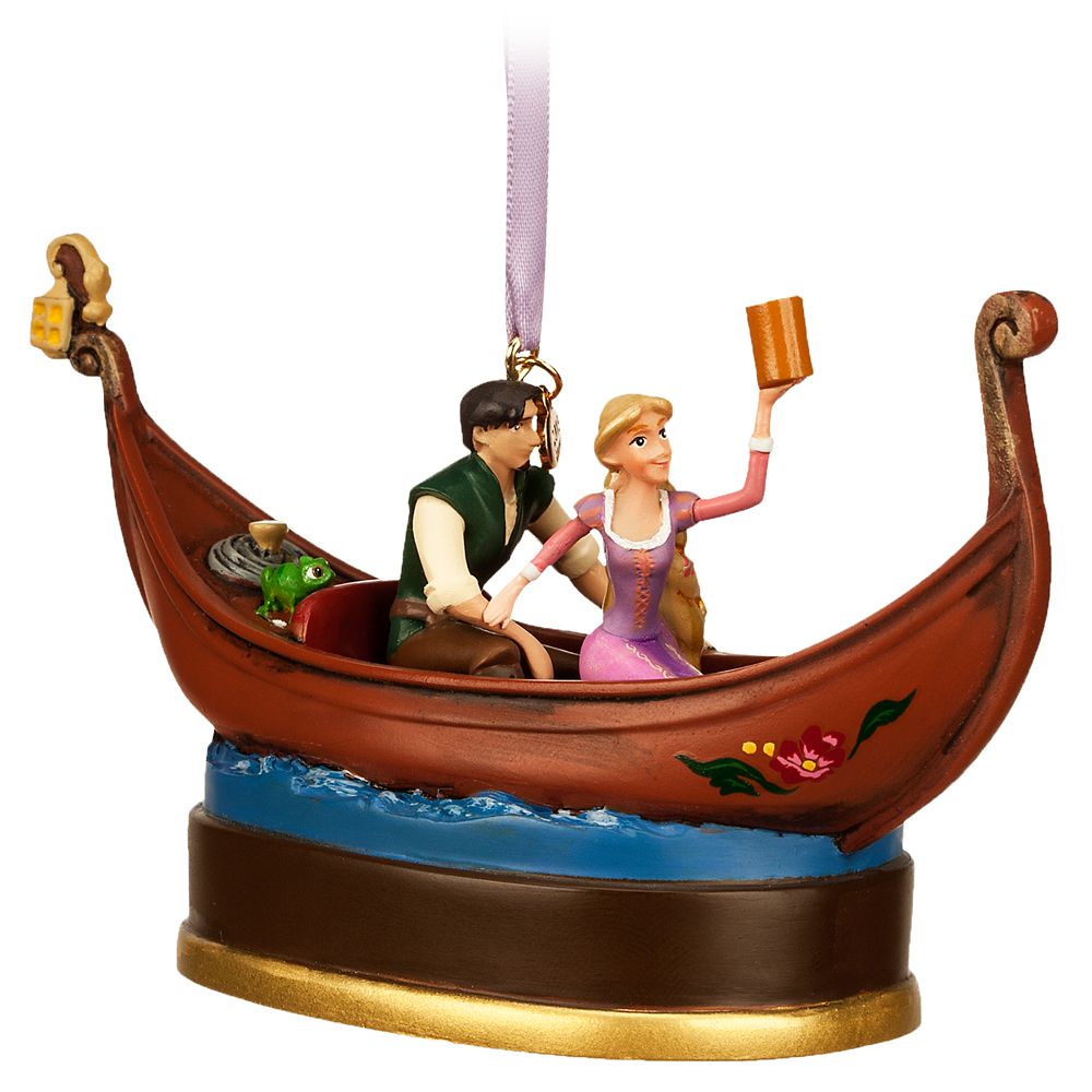 Rapunzel & Flynn Rider Singing Living Magic Sketchbook Ornament – Tangled