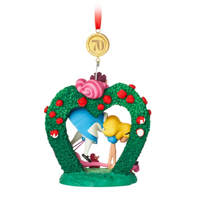 Disney Store Alice In Wonderland Sketchbook Christmas Holiday Ornament 2018 