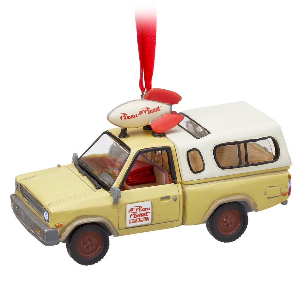 Pizza Planet Delivery Truck Light-Up Living Magic Sketchbook Ornament – Toy Story