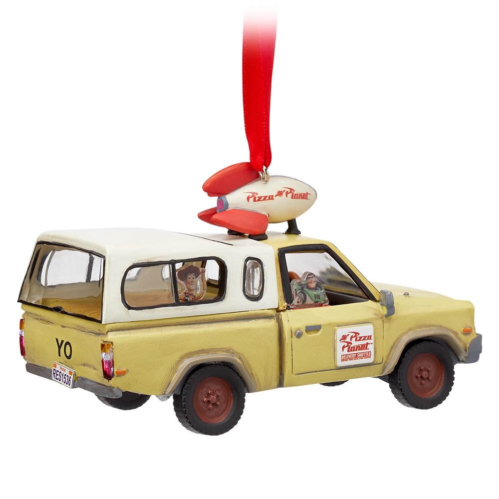 Pizza Planet Delivery Truck Light-Up Living Magic Sketchbook Ornament – Toy Story