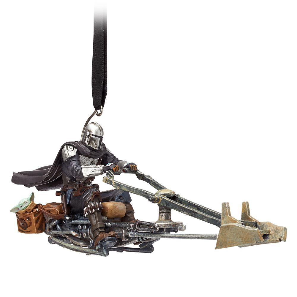 The Mandalorian and the Child Speeder Bike Ornament – Star Wars: The Mandalorian