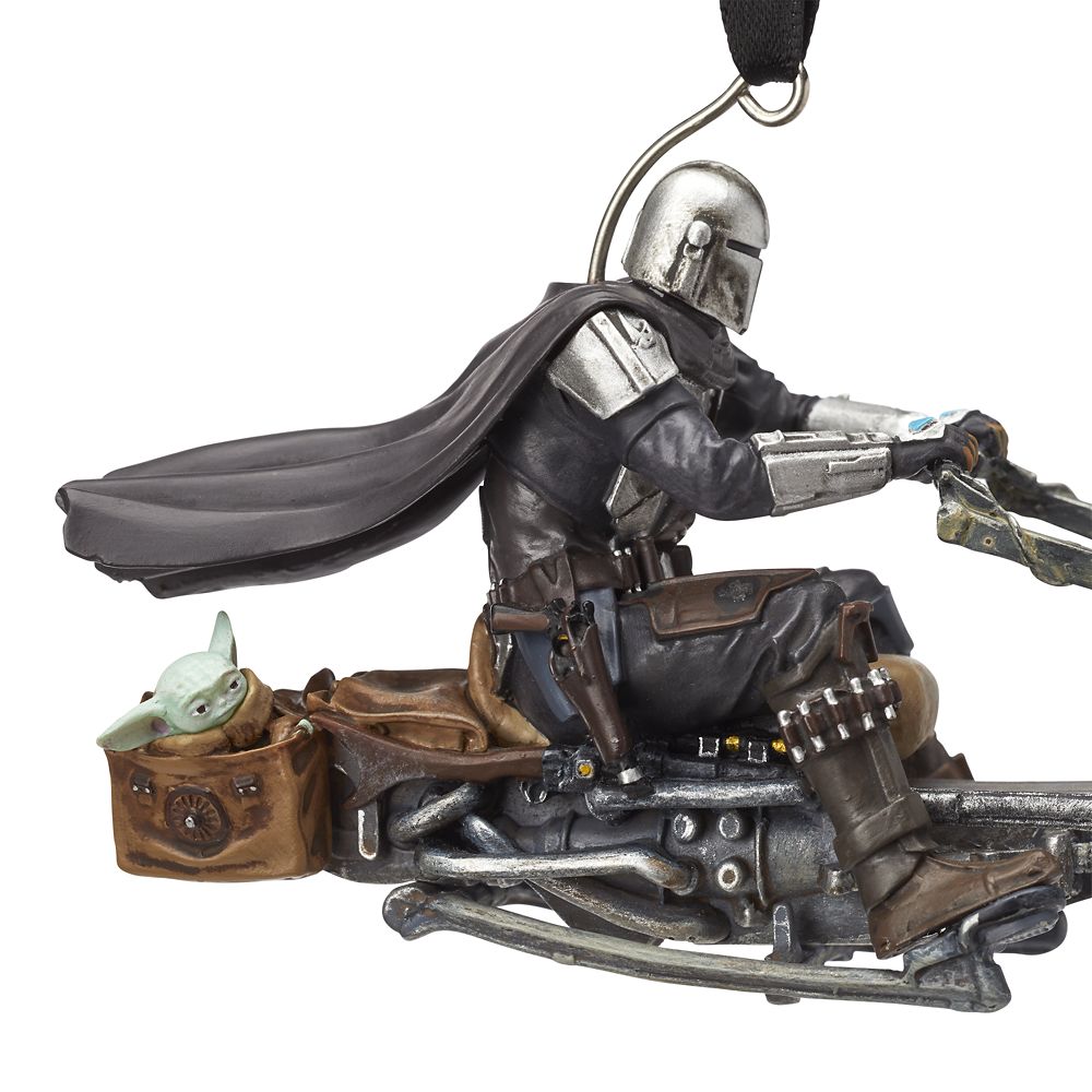 The Mandalorian and the Child Speeder Bike Ornament – Star Wars: The Mandalorian