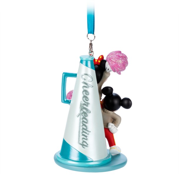 Mickey and Minnie Mouse Cheerleading Ornament