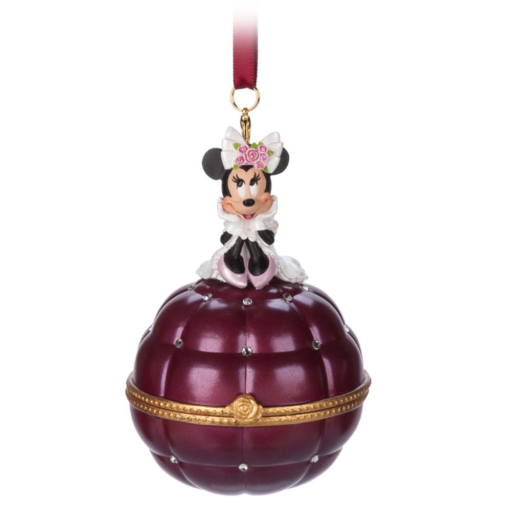 Minnie Mouse Engagement Ring Box Ornament now out