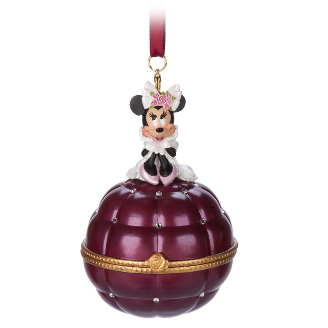 Minnie Mouse Engagement Ring Box Ornament