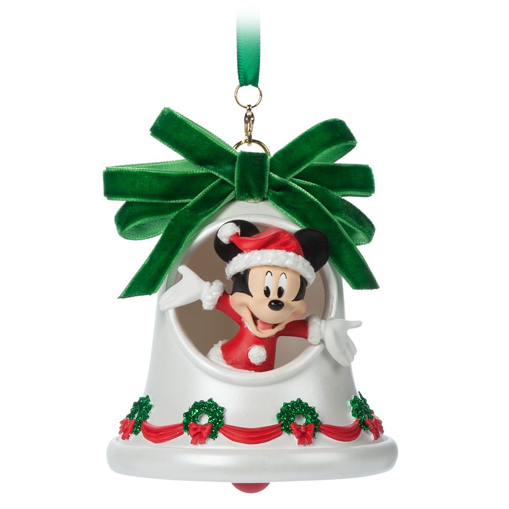 Santa Mickey Mouse Bell Sketchbook Ornament has hit the shelves