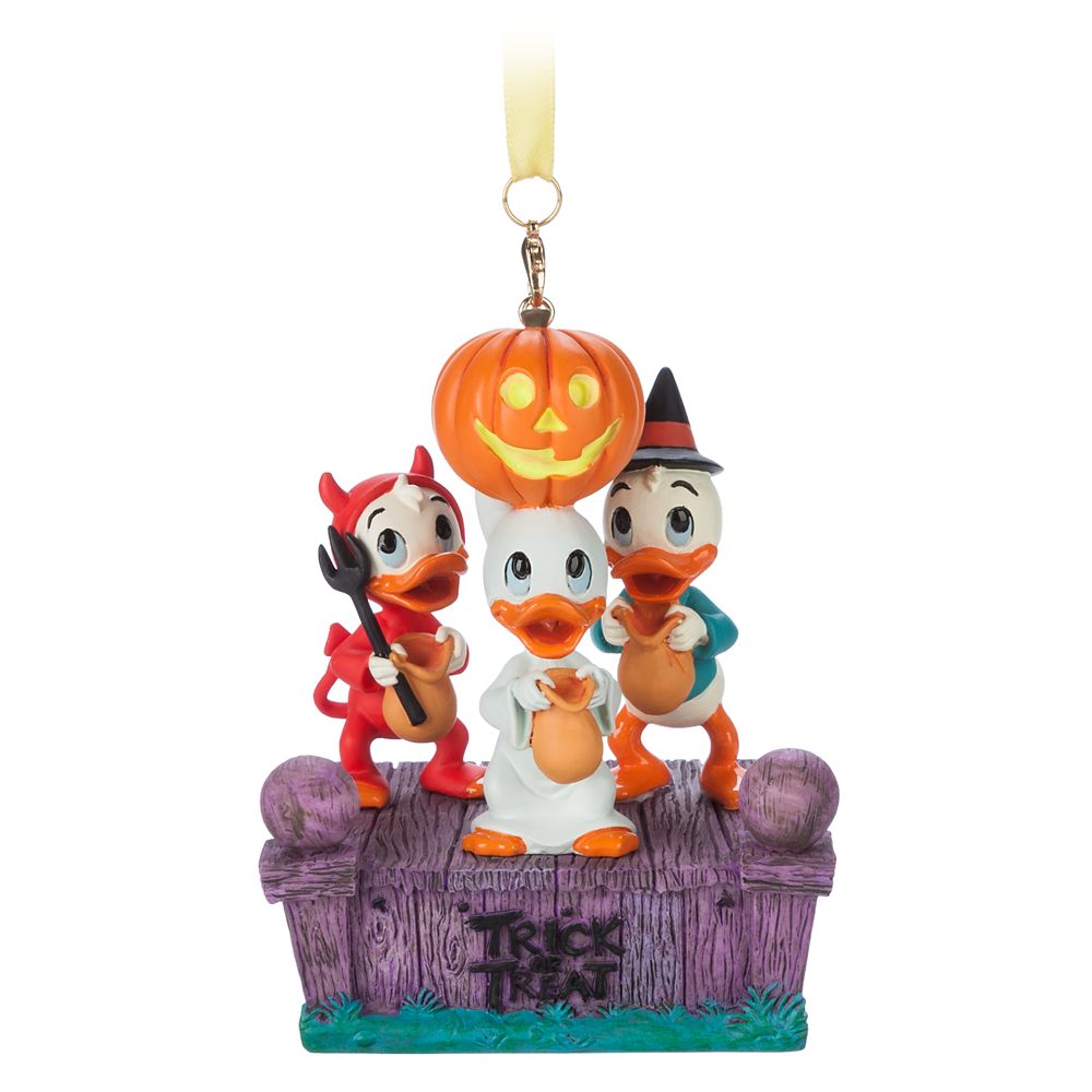 Huey, Dewey, and Louie Singing Living Magic Sketchbook Ornament – Trick or Treat