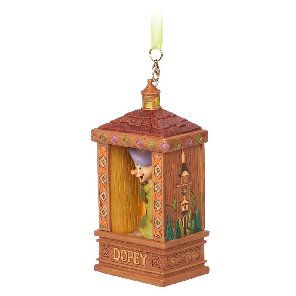 Dopey Light-Up Living Magic Sketchbook Ornament – Snow White and the Seven Dwarfs