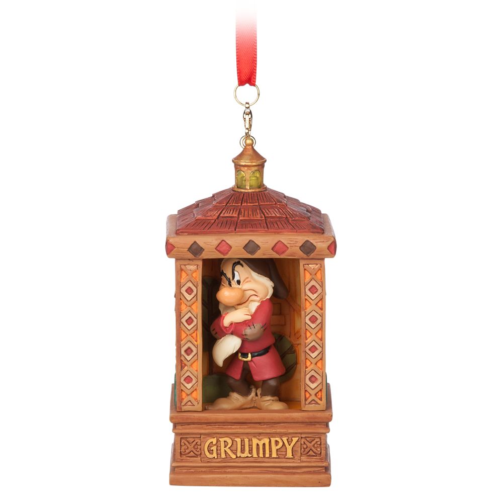 Grumpy Light-Up Living Magic Sketchbook Ornament – Snow White and the Seven Dwarfs