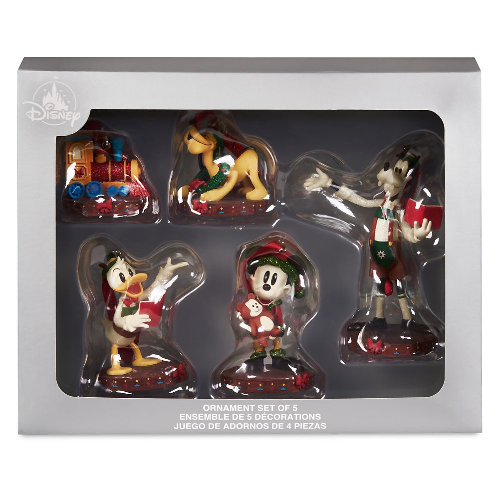 Mickey Mouse and Friends Holiday Sketchbook Ornament Set