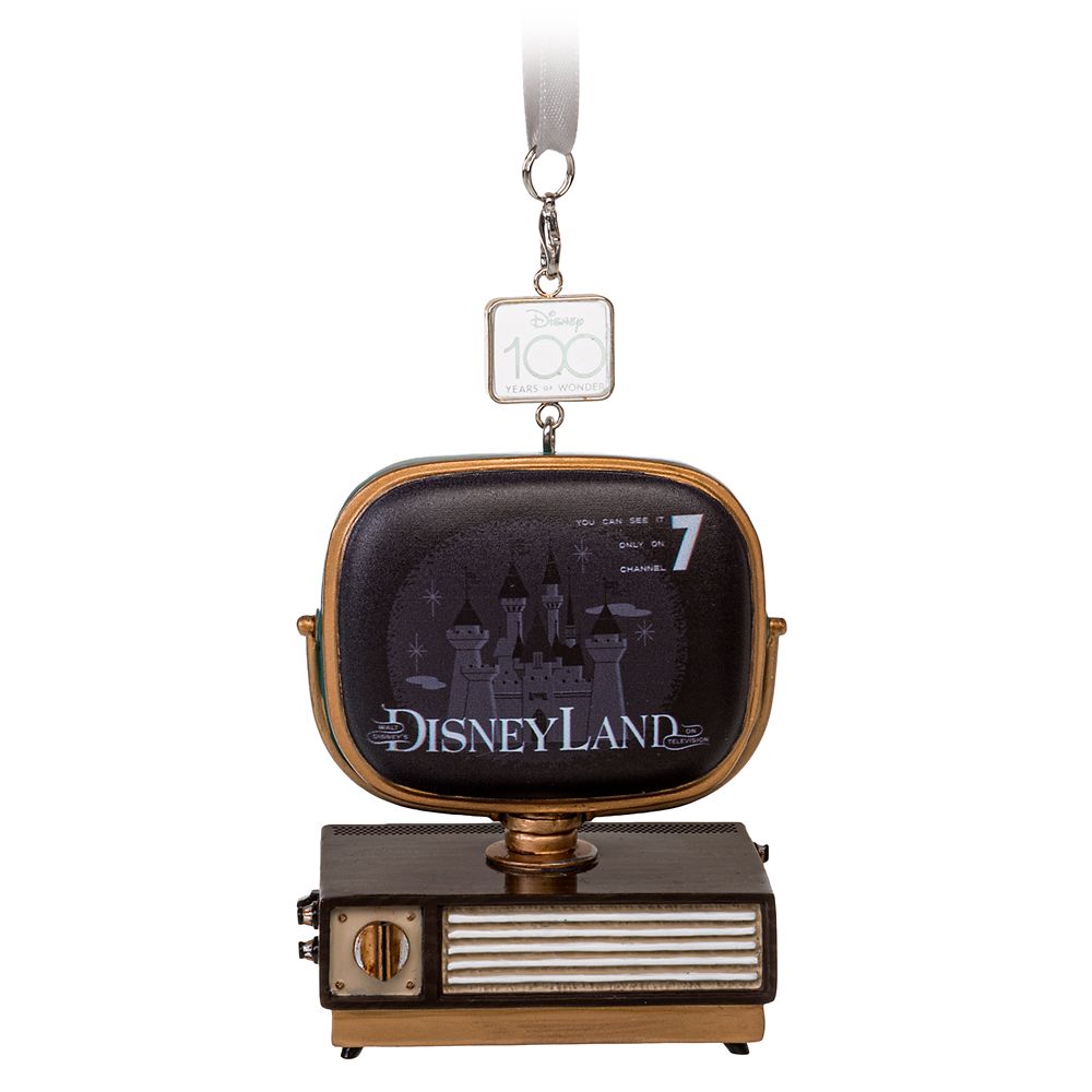 Walt Disneys Disneyland Light-Up and Sound Living Magic Sketchbook Ornament  Disney100