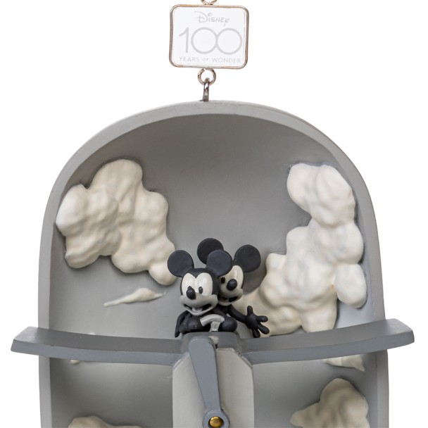 Mickey and Minnie Mouse Sketchbook Ornament – Plane Crazy – Disney100