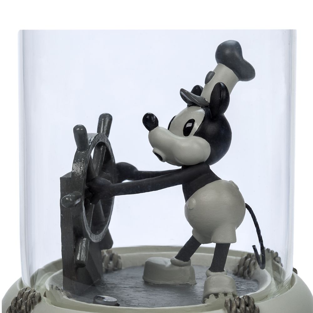 Mickey Mouse Light-Up and Sound Living Magic Sketchbook Ornament – Steamboat Willie – Disney100