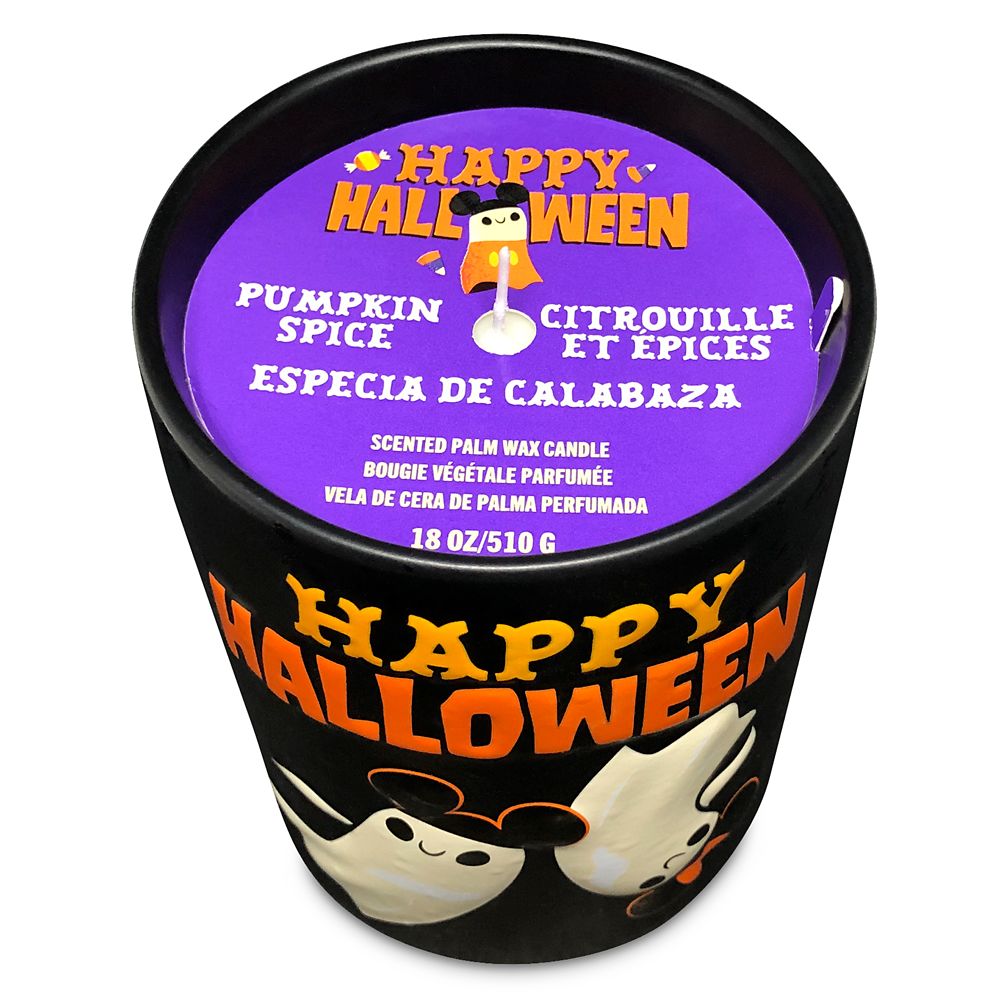 Mickey and Minnie Mouse Ghost Halloween Candle