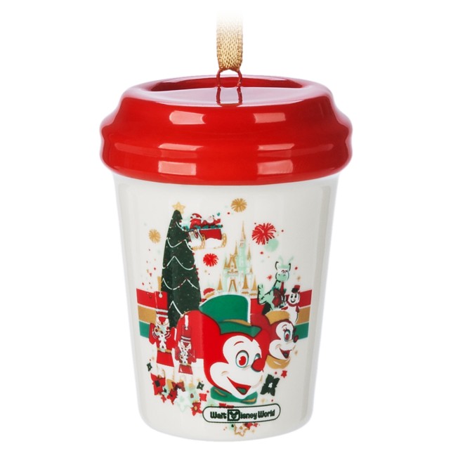 Mickey Mouse and Friends Holiday Starbucks Ceramic Cup Ornament – Walt Disney World